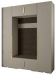 Garderobe Inova 1 Z13 Braun - Gold - Grau - Gold