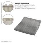 Vorhang modern silber streifen