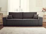 3-Sitzer Sofa DELLIA Dunkelgrau