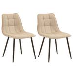 Chaises MALAGA (Lot de 2) Beige