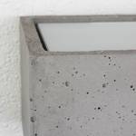 Wandleuchte SOLID Braun - Grau - Metall - Stein - 51 x 10 x 13 cm