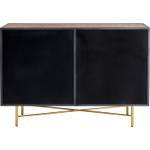 Sideboard Jungle Schwarz - Metall - 135 x 95 x 38 cm