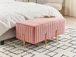 Hocker DAYTON Gold - Pink - 93 x 42 cm