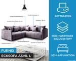 Ecksofa Asvil L Monolith 62 Altrosa