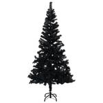 Sapin de noël artificiel Noir - Rosé - 120 x 240 x 120 cm