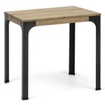 Table salle à manger Bristol 60x110x75cm Noir - Bois massif - Bois/Imitation - 110 x 76 x 60 cm