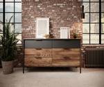 Kommode MILTON COD138 6D Braun - Holzwerkstoff - Kunststoff - 138 x 82 x 40 cm