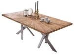 Esstisch 15713-40 Braun - Massivholz - Holzart/Dekor - 220 x 77 x 100 cm