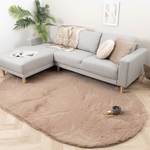 Hochflor Teppich O Comfy Taupe - 205 x 305 cm