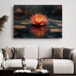 Bild Lotus Blumen I 120 x 80 cm