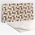 Selbstklebendes Wandpaneel Marmor Beige - Kunststoff - 100 x 50 x 50 cm