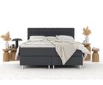 Boxspringbett Sorrento Schwarz - Breite: 140 cm