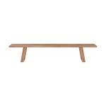 Banc Marie Marron - Bois massif - 240 x 45 x 40 cm