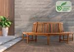 Banc de jardin Leming 250 x 92 x 125 cm