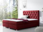 Boxspringbett Roma Rubinrot - Breite: 120 cm