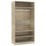 Kleiderschrank 298537-1 Braun - Eiche Sonoma Dekor - Breite: 100 cm