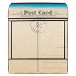 Postkarte Stahl Briefkasten