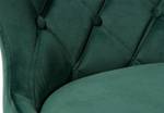 Chaise de salle à manger Granby lot de 2 Vert - Textile - 57 x 93 x 61 cm