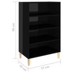 Sideboard 3009582 Hochglanz Schwarz