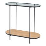 Table console Høyanger Noir - Métal - 80 x 80 x 30 cm