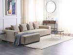 Ecksofa LUNGO Beige - Naturfaser - 285 x 62 x 160 cm