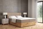 Boxspringbett LOLLY3 Bronze - Breite: 189 cm - H3