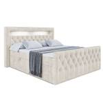 Boxspringbett AURORA Ecru - Breite: 140 cm - H3