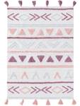 Tapis lavables pour enfants Levi Rose clair - 80 x 120 cm