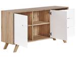 Sideboard FORESTER Braun - Weiß - Holzwerkstoff - 140 x 75 x 40 cm