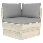 Garten-Lounge-Set (7-teilig) 3016490-17 Grau