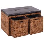 Banc de rangement 295906 Marron clair