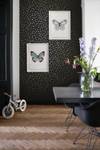 papier peint imitation terrazzo 7299 Noir