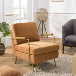 Lounge-Sessel Stoff orange Orange - Textil - 75 x 74 x 62 cm