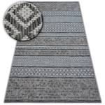 Teppich Sisal Loft 21118 Boho Grau - Kunststoff - Textil - 160 x 1 x 230 cm