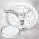 LED Deckenleuchte BKL1521 Weiß - Durchmesser Lampenschirm: 28 cm