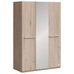 Kleiderschrank Duo Braun - Holzwerkstoff - 135 x 204 x 61 cm