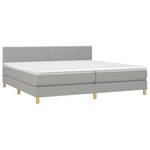 Boxspringbett 3017288-8 Hellgrau - Breite: 200 cm