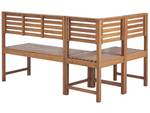 Set de bistrot TREIA Marron - Bois massif - 160 x 92 x 100 cm