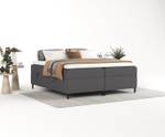 Premium Boxspringbett Theo Anthrazit - Breite: 122 cm