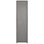 Kleiderschrank mit 4 Fächern V119 Grau - Metall - 45 x 170 x 175 cm