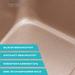 CHEFMADE | 18cm Kastenform klein Gold - Metall - 19 x 7 x 12 cm