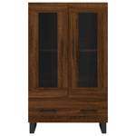 Highboard DE2239 Eiche Schwarzbraun Dekor