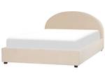 Doppelbett VAUCLUSE Beige - Breite: 174 cm - Naturfaser