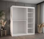 ARMOIRE À PORTES COULISSANTES PLECIONKA Largeur : 150 cm - Argenté