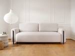 Sofa ZEPHYR Beige - Eiche Schwarzbraun Dekor