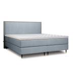 Boxspringbett BLISSFUL Blaugrau - Breite: 160 cm