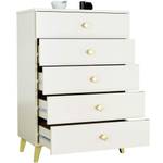 Commode MOBI Beige - Bois manufacturé - 60 x 89 x 37 cm