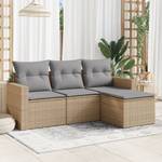 Gartensitzgruppe K5520(4-tlg) Beige - Massivholz - 69 x 62 x 66 cm