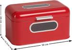 Brotkasten RETRO EW-BB-0199S Rot - 20 x 16 x 30 cm