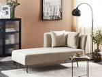 Chaise longue RIOM Beige - Noir